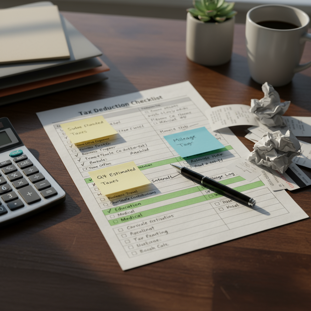 Tax Deduction Checklist